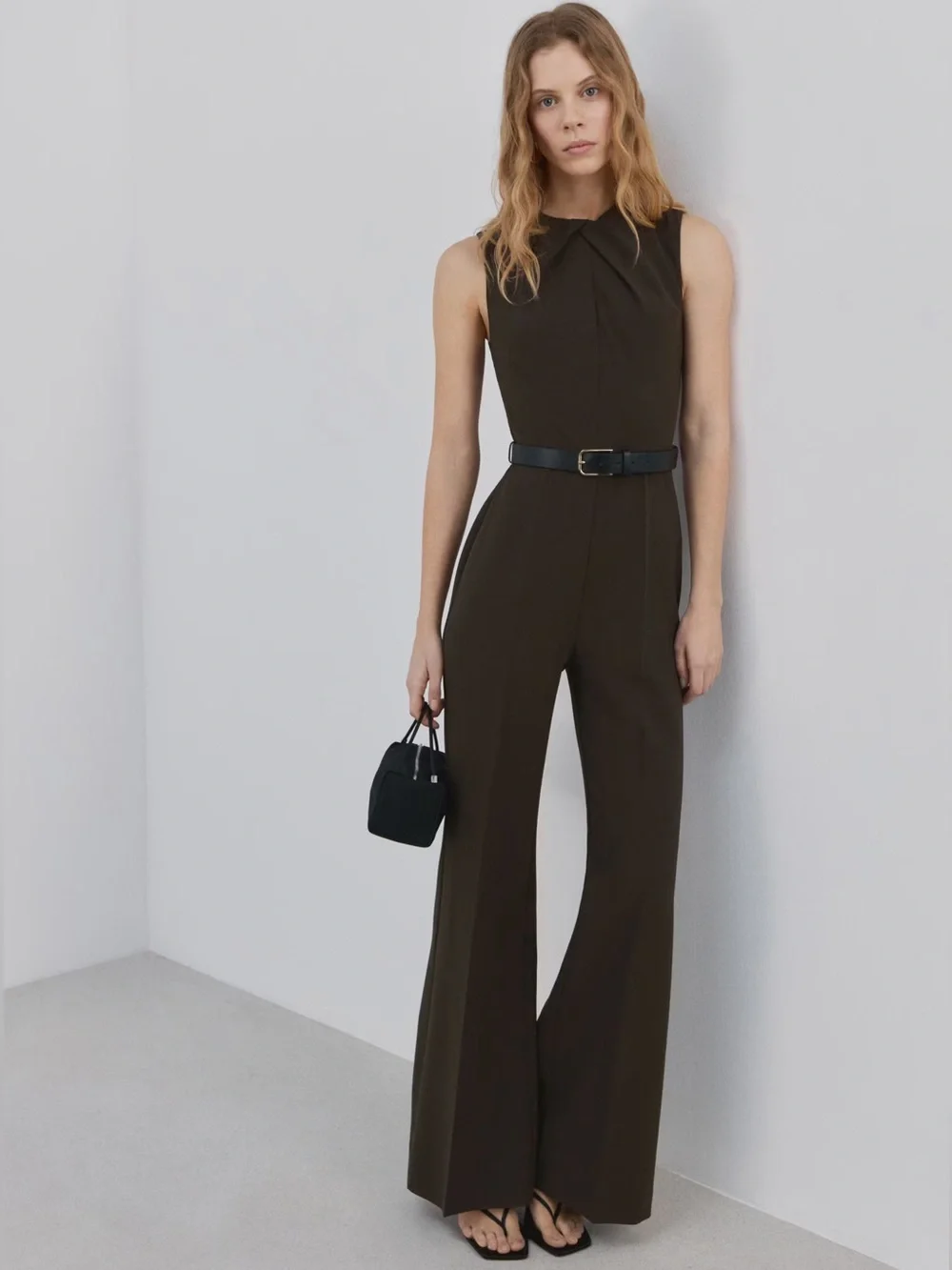 🔥NWT Jumpsuit with Belt